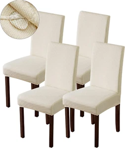 Waterproof Chair Covers for Dining Room Dining Chair Covers Kitchen Parsons Chai - Picture 1 of 7