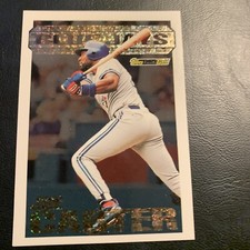 #4 Joe Carter Toronto Blue Jays￼Topps 1994 black gold￼,￼B35￼d