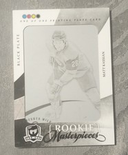 1/1 ROOKIE MASTERPIECES PRINTING PLATE - The Cup 2010 - Matt Kassian