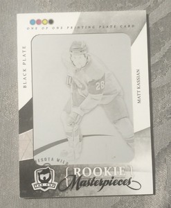 1/1 ROOKIE MASTERPIECES PRINTING PLATE - The Cup 2010 - Matt Kassian