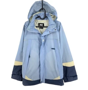 HELLY HANSEN Light Blue Hooded Jacket Size 16 Years 176 cm - Picture 1 of 13