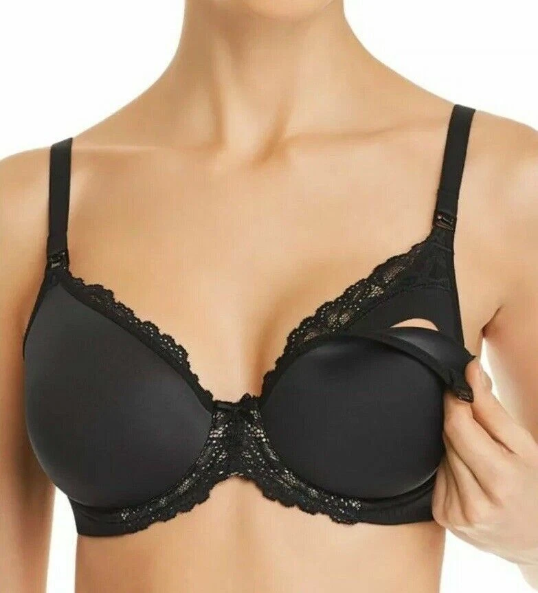 Wacoal 859221 Maternity Spacer T-Shirt 34DD Black 💗 - Image 1 of 1
