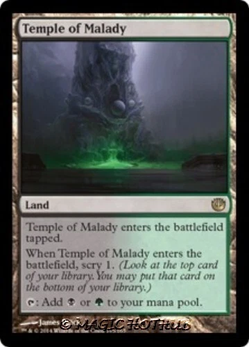 MTG - TEMPLE OF MALADY - Journey into Nyx (R) - Image 1 of 1