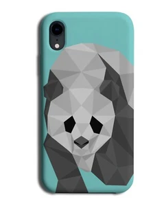 Funda de teléfono abstracta Panda Bear Pandas formas geométricas en forma de J903 - Imagen 1 de 1
