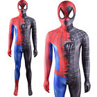 Red Black Venom Spider-Man Jumpsuit Cosplay Costume Spiderman Adult / Kids Gifts