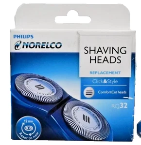 OEM Philips Norelco RQ32 Shaving Heads Replacement For Click & Style Razors - Picture 1 of 5