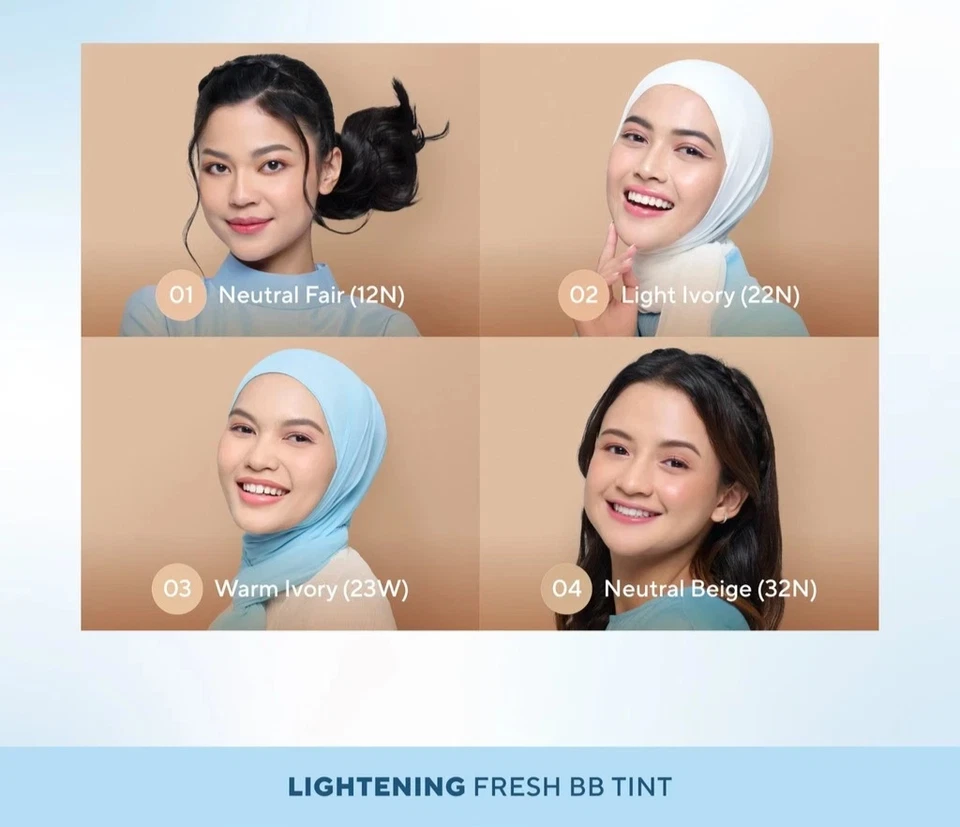 WARDAH Lightening Fresh BB Tint 30ml - Super Light Makeup Base SPF 32 PA+++ - Image 1 of 4
