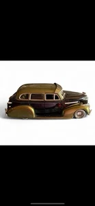 Chevy Master Deluxe Street Low Jada 1/24 1939 negro de colección *RARO DIFÍCIL DE ENCONTRAR** - Imagen 1 de 5