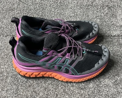 Asics Trabuco Max 3 Womens US 7.5 Black Trail Running Shoes Cross Trainer Ladies - Image 1 of 4