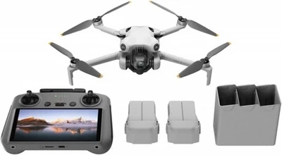 DJI Mini 4 Pro Fly More Combo Plus Drone RC2 3 Batteries Japan 4K/60fps HDR - Image 1 of 4