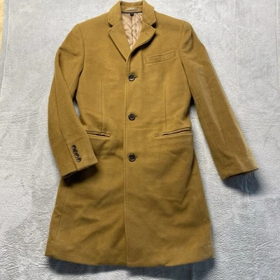 J Crew Jacket Mens 34S Camel Ludlow Topcoat Wool Cashmere Italy Thinsulate NWT - Image 1 of 4