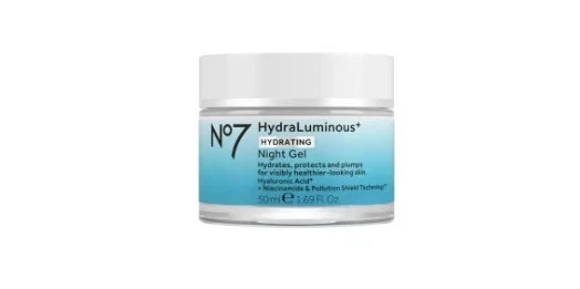 No7 Hydraluminous Hydrating Night Gel Hydrates Protects And Plumps 1.69 fl oz. - Image 1 of 1