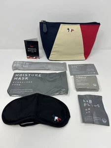 Maison Kitsune Paris Japan Airlines JAL Zip Pouch Amenity Kit mit Zubehör - Bild 1 von 12
