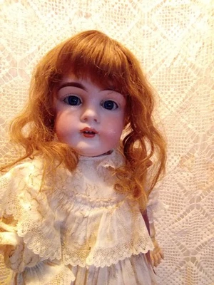 Muñeca infantil Kestner antigua de 20" 161 con cuerpo articulado de bola de composición marcada Foto 1 de 4