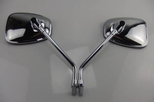 Long Stem Mirrors For SUZUKI GSF1200 SV1000 DL1000 GSX1400 GSF SV VS VL DL GZ - Picture 1 of 8