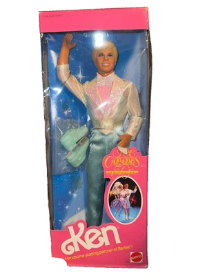 Barbie Mattel 1989 patinaje sobre hielo Ken Capades 50 aniversario nueva en caja original Foto 1 de 4