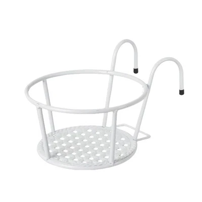 4 Stück Balkongeländer Blumentopfständer Eisenständer für Pflanzen drinnen - Bild 1 von 4