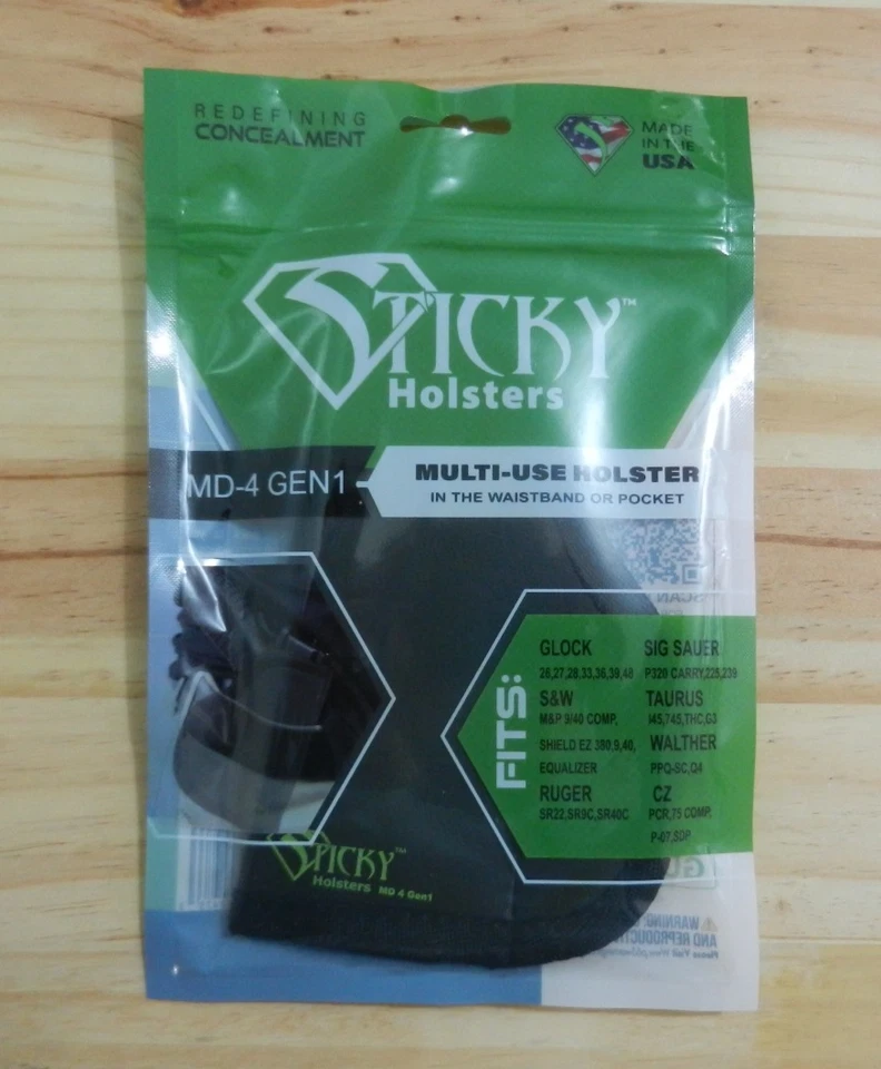Sticky Holsters MD 4 Gen1 Double Stack Sub Compact IWB Holster Semi Generic Fit