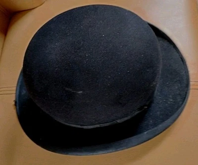 复古 Stetson 保龄球帽 Rothschild's Kansas City 漂亮形状 尺寸 7 1/8 — 第 1/4 张图片