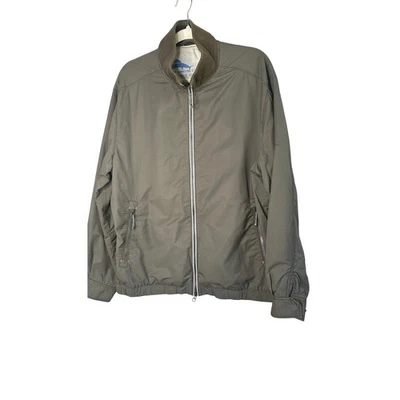 Tommy Bahama Hombre L/G Verde Oliva Cremallera Completa Chaqueta Bomber Isla Estilo de Vida Foto 1 de 4