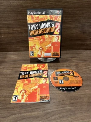 Tony Hawk's Underground 2 (Sony PlayStation 2, 2004) CIB Complete Tested & Works - Image 1 of 3