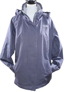 North Face Jacket Womens Large Purple HyVent Hooded venture Snow Ski Coat - Picture 1 of 9