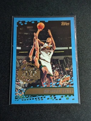 2001-02 Topps #7 Rashard Lewis MVP Promotion Print Run /100 - Image 1 of 2
