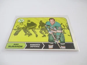 Tarjeta de hockey vintage Topps 1968-69 Mike McMahon Minnesota North Stars NHL - Imagen 1 de 2