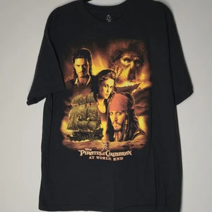 Camiseta Disney Store Piratas del Caribe en el Fin del Mundo Talla XL 2007 - Imagen 1 de 4