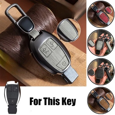 Цинковый сплав кожи автомобиля брелок чехол для Benz C350 GLK SLK AMG GLA GLC CLK - Изображение 1 из 4
