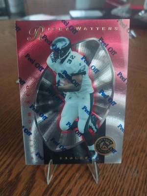 1997 Pinnacle Totally Certified - Ricky Watters #24 Platinum Red /4999 - Image 1 of 2