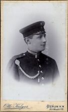 CdV Deutscher Offizier in Uniform, Schützenschnur, Portrait - 10574129