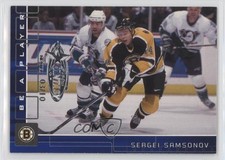 2001 ITG Be A Player Memorabilia Sapphire All-Star Fantasy /10 Sergei Samsonov