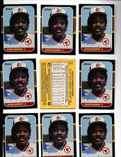 1987 DONRUSS Baseball BALTIMORE  ORIOLES EDIE MURRAY 25 CARD LOT