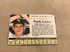 1961 post cereal baseball cards Turk Lown #32 - EX - No Creases - W/Top Loader