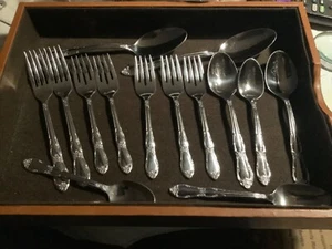Wm. A Rogers Onieda LTD 14Pc Lot Flatware Stainless - Picture 1 of 4