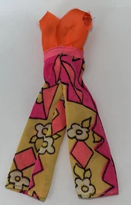 Vintage Topper Dawn Jumpsuit Orange Rosa Gelb - Bild 1 von 3