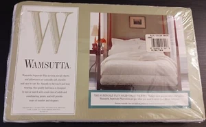 Vtg WAMSUTTA SUPERCALE PLUS White Twin Flat Sheet 200 New Sealed - Picture 1 of 10