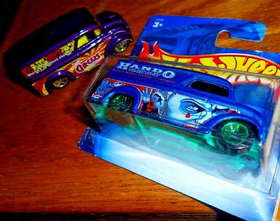 LOTE DE 2 RAROS HOT WHEELS 2003 CLOWNS 🤡 ENTREGA DE PRODUCTOS LÁCTEOS TARJETA CORTA Y CIRCO🎪 Foto 1 de 4