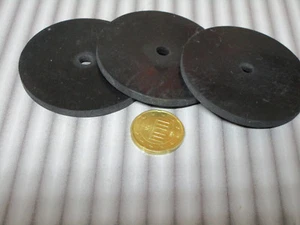 8 Stück Gummischeiben 6,0 x 60 x 4 mm schwarz , Gummi Unterlegscheiben - Bild 1 von 1