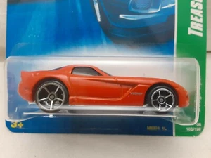 HOT WHEELS 2008 REGULAR TREASURE HUNT DODGE VIPER #08/12 ORANGE ~ NiB - Picture 1 of 7