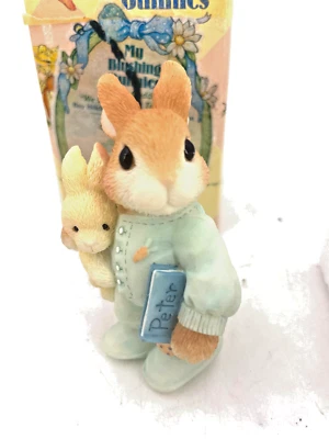 Enesco-My Blushing Bunnies-We Were Meant to Cuddle 3.25" #506168 - Imagem 1 de 4