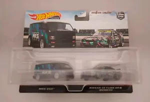 2023 HOT WHEELS PREMIUM CAR CULTURE MBK VAN & NISSAN SKYLINE GT-R BCNR33, 2-PACK - Picture 1 of 2