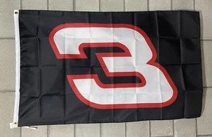 Dale Earnhardt #3 Flag FREE SHIP Racing Outlaws Sprint Car Dirt Nascar USA 3x5 - Picture 1 of 1