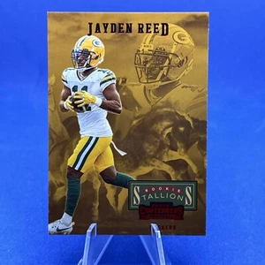 2023 Panini Contenders Jayden Reed Rookie Stallions Red #22 - Packers - Picture 1 of 2