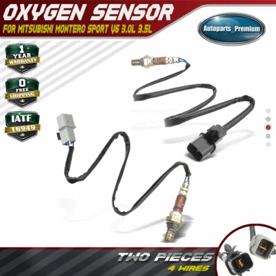2x Sensores de oxígeno O2 aguas abajo para Mitsubishi Montero Sport 1997-2004 3,0 L 3,5 L Foto 1 de 4