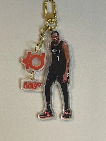 Kevin Durant Brooklyn Nets Jersey Acrylic Keychain NBA Basketball Cover