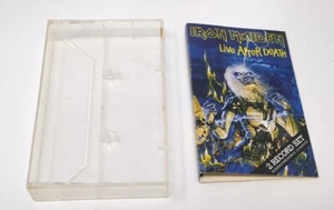 Iron Maiden Live After Death Cassette Tape Insert ONLY NO CASSETTE - Picture 1 of 5