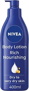 NIVEA Rich Nourishing Body Lotion 400ml Rich 72H Hydration for Dry Skin Made - Picture 1 of 5