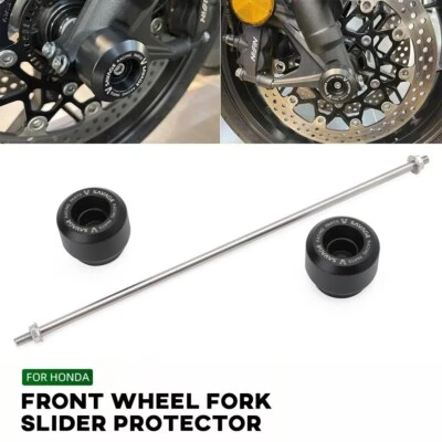 Protector de choque deslizante de marco de rueda de horquilla delantera para HONDA CB650R CBR650R 2019-2025 Foto 1 de 4
